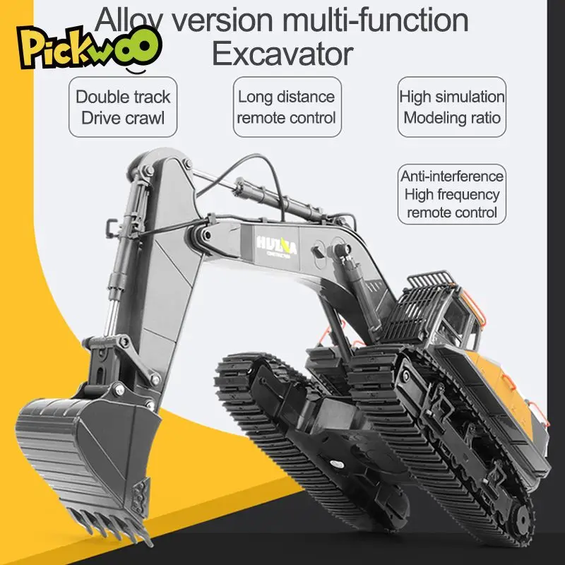 huina 1592 114 экскаватор из сплава на р