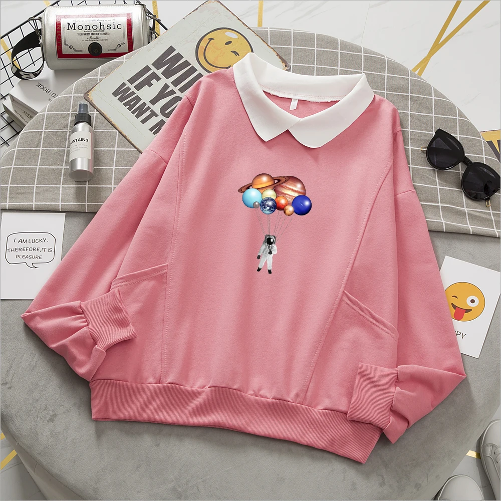 

Женская толстовка с капюшоном, из хлопка, с длинным рукавом и принтом