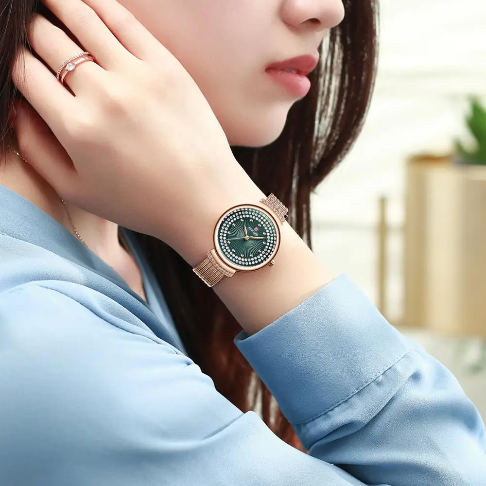 Часы RDWARD женские кварцевые с браслетом из нержавеющей стали | Наручные часы