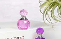 K9 Crystal Handicrafts Perfume Bottle Shape Baby Shower Gift Purple and Pink Wedding Favors Decoration Wholesale