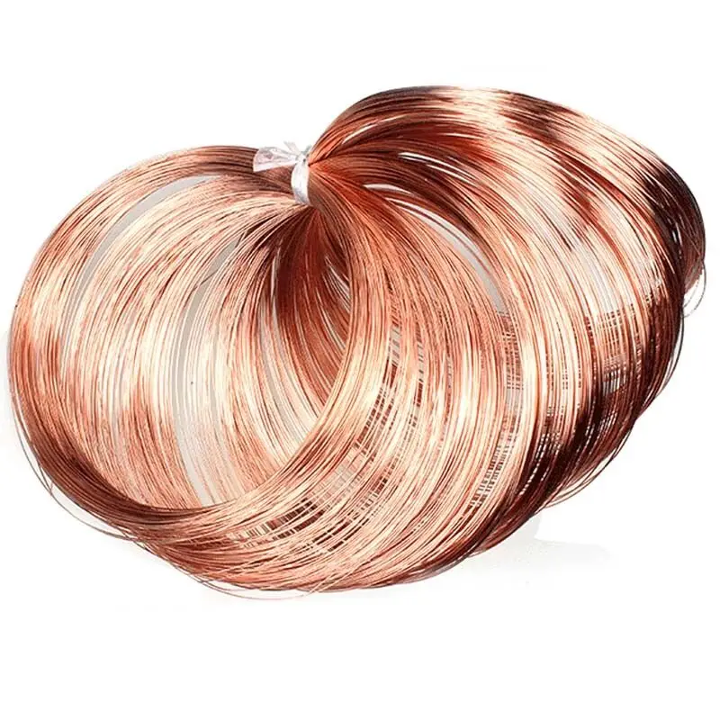 

1M Diameter 0.5/0.8/1/1.5/2/2.5/3mmCopper line T2 Copper Red copper Line Bare Wire 99.90%