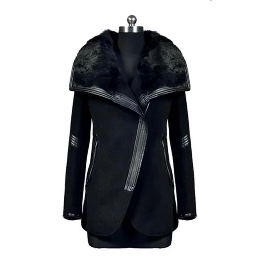 Manteau Femme Capuche Fourrure женская теплая приталенная куртка Толстая парка пальто Зимняя