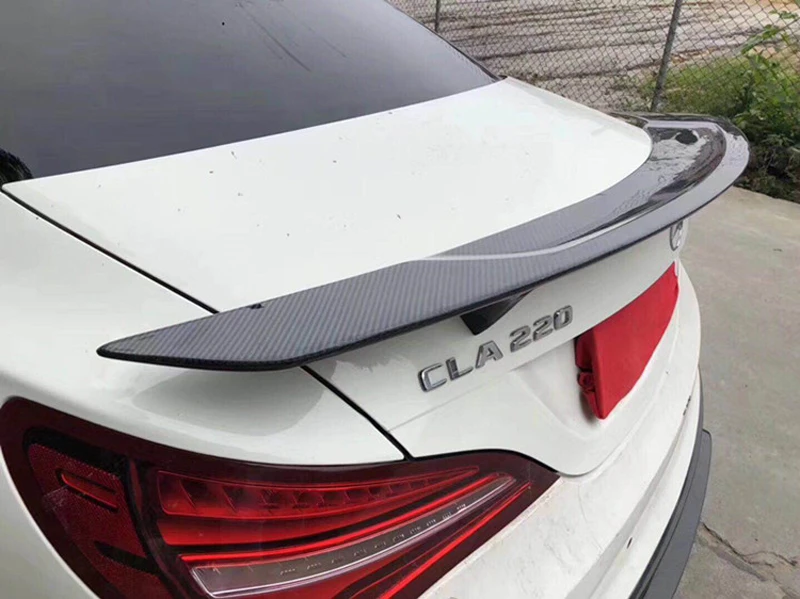 Спойлер для заднего багажника из углеродного волокна Mercedes Benz CLA W117 CLA180 CLA200 CLA250 CLA260