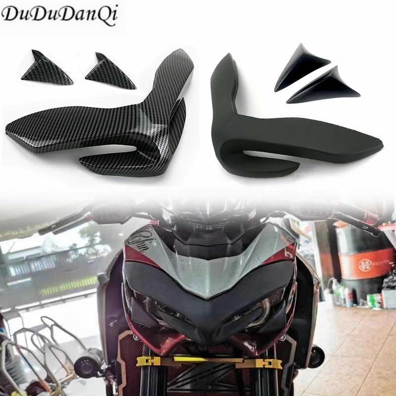 

Переднее крыло для Kawasaki Z900 2017- 2020, обтекатель, аэродинамические крылья, удлинитель конической крышки мотоциклетного клюва, носа