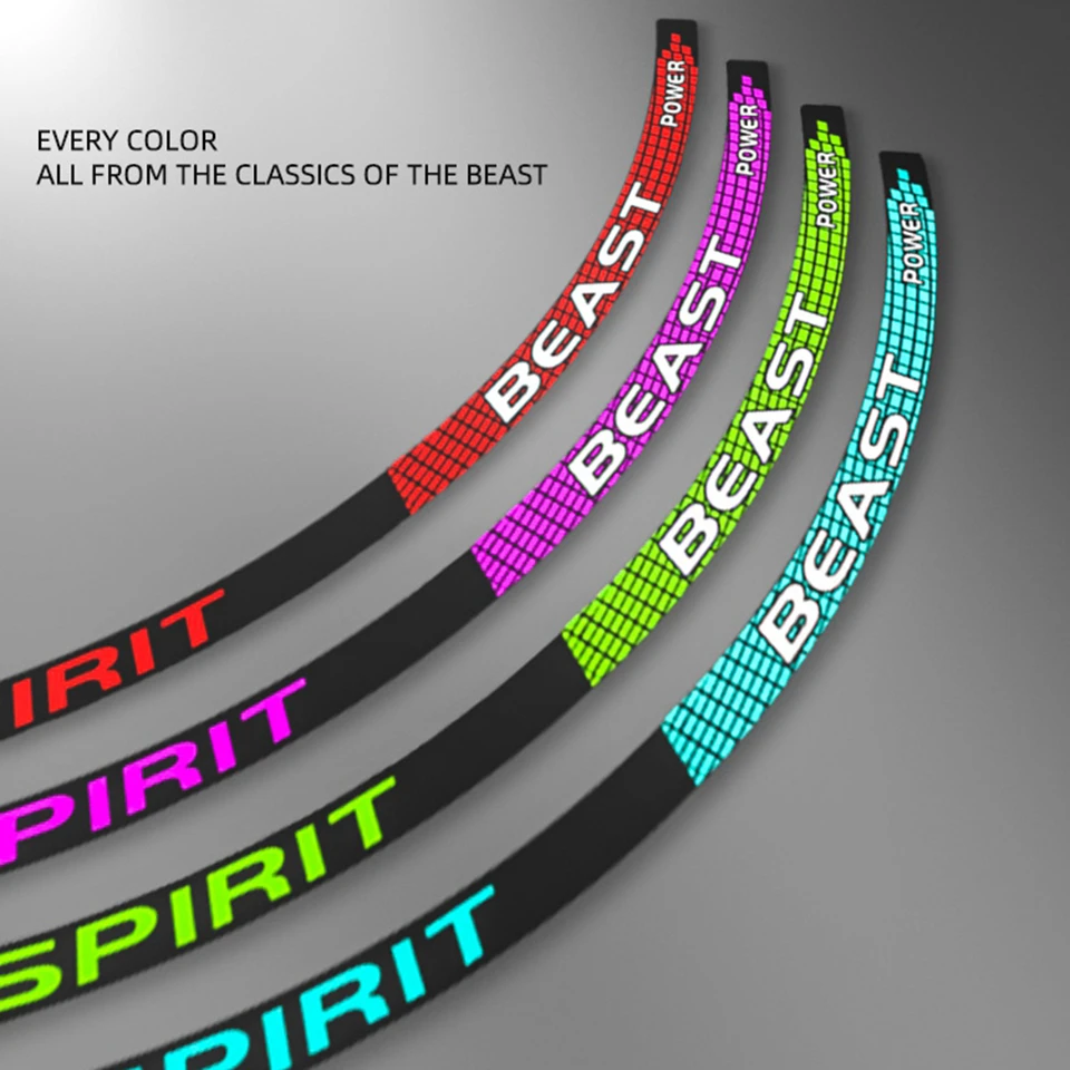 Spirit Beast универсальные наклейки на колеса мотоцикла декоративный электрический