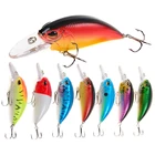 1 шт. кренкбейт, приманка для рыбной ловли, 5,1 см7,2 г, 9 см15,3 г, кренкбейт, искусственная приманка для окуня, щуки, жесткая приманка, искусственная рыба