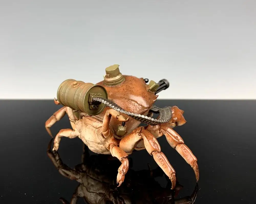 Фигурка-краб из неокрашенной смолы креативная Броня в стиле стимпанк | Игрушки и