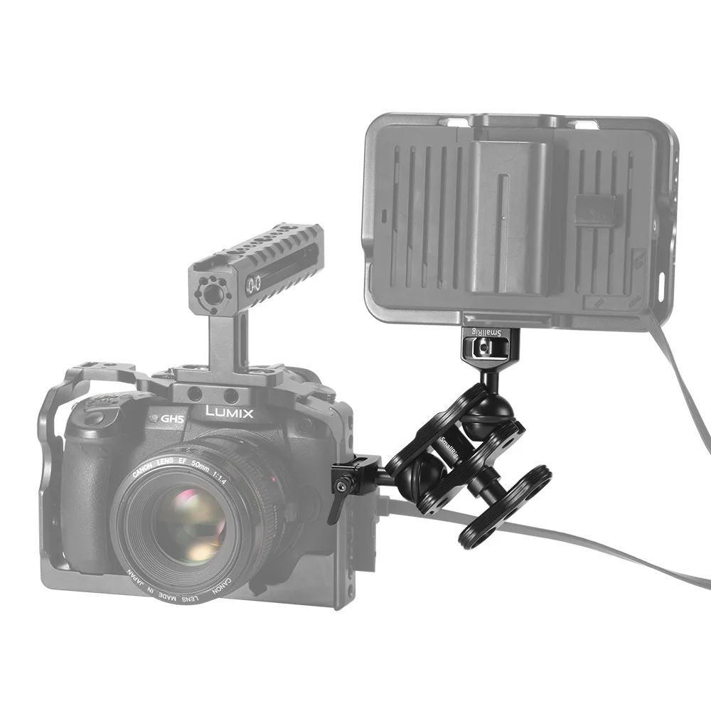 Магический Шарнирный Рычаг SmallRig с резьбовой головкой 1/4 &quotи зажимом для НАТО