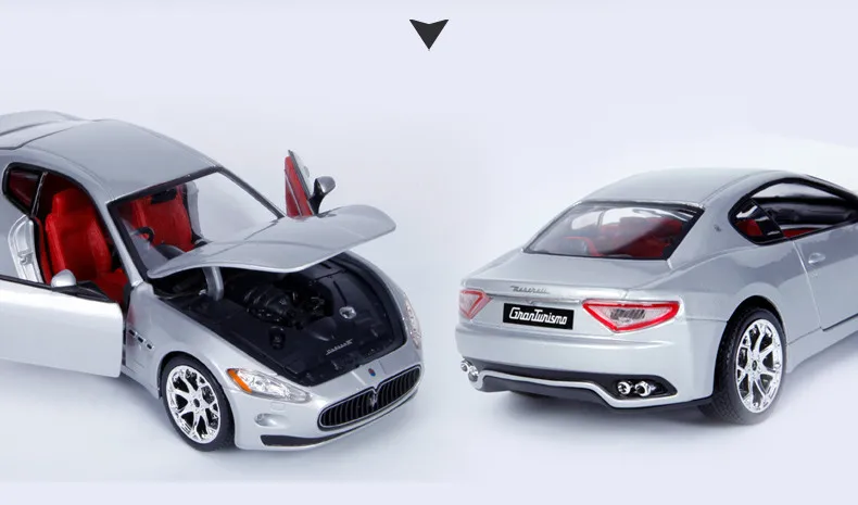 Bburago 1:24 Maserati Собранный производитель автомобиля Авторизованная литая модель машины образец прикладного искусства украшения Коллекция игрушек инструменты