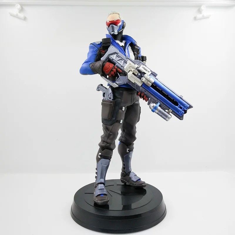 

38cm Overwatch Soldier Collectible Action Figure PVC Anime Model Hot Sale Popular In Market Children's Christmas Gifts