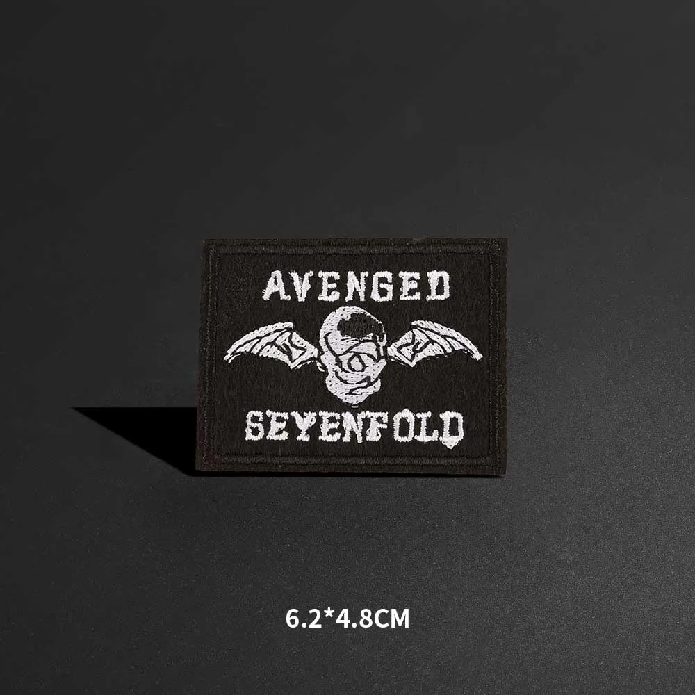 Черная квадратная вышитая нашивка с английской надписью декоративные наклейки