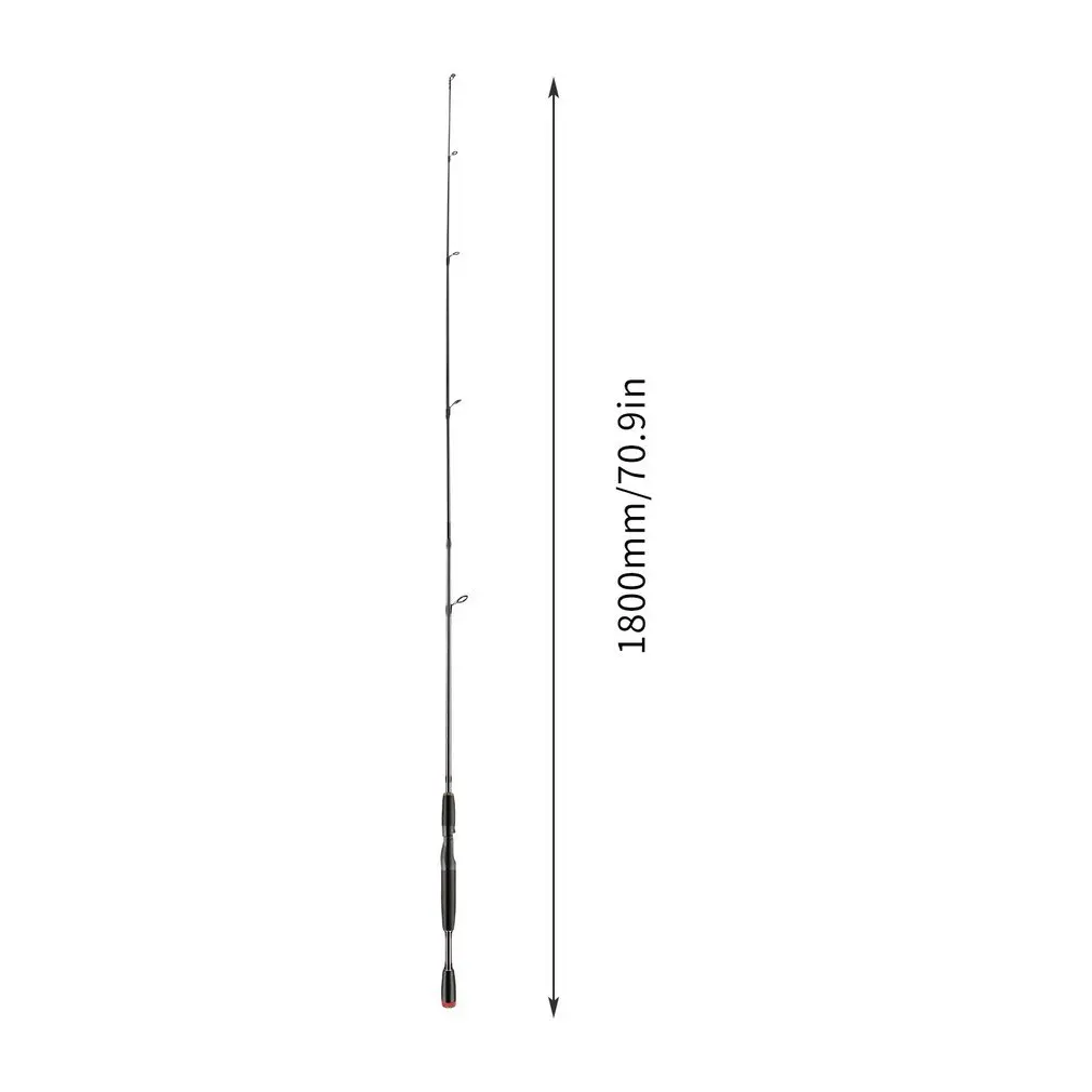 

1.8M Spinning Fishing Rod Straight Handle Pikestaff Grip Pole Fishing Rod Strong Bearing Capacity Resin Fibre Fishing Tackle Rod