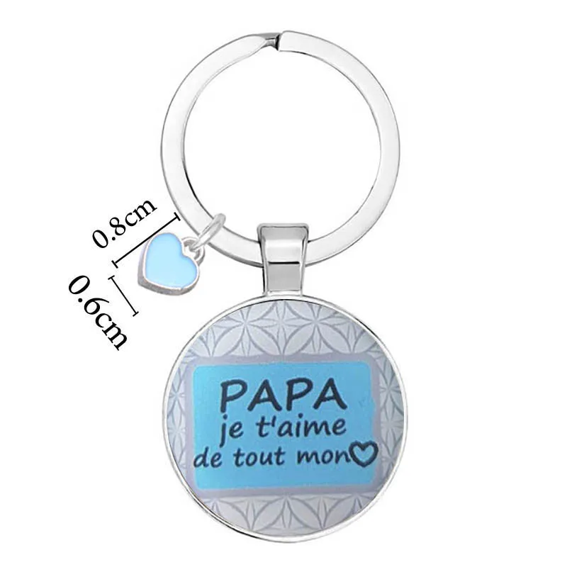 Новинка 2020 кольцо для ключей мужчин BTWGL с надписью Love Dad|Брелоки| |