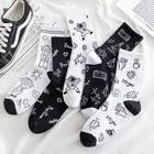 Оптовая продажа 1 пара Новинка 2022 забавные носки осень черные спортивные мужские носки хлопковые милые зимние белые носки женские носки Трамп астронавт