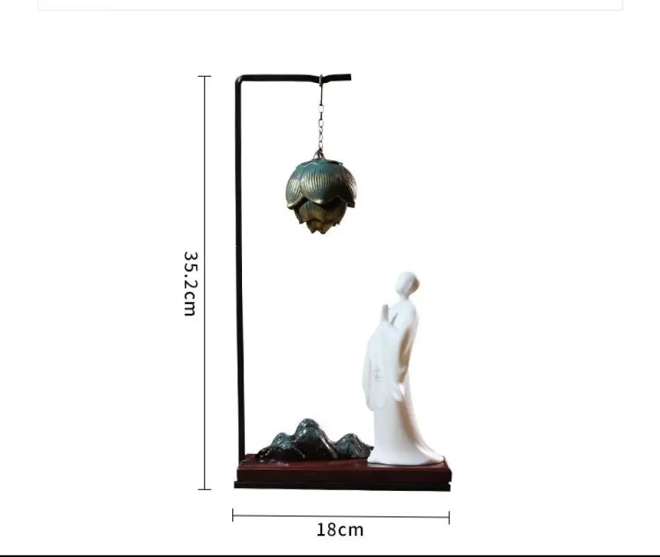 

Ceramics Backflow Incense Burner Smoke Waterfall Incense Holder Meditation Ceramic Censer With Stand Cerative Home Desktop Decor