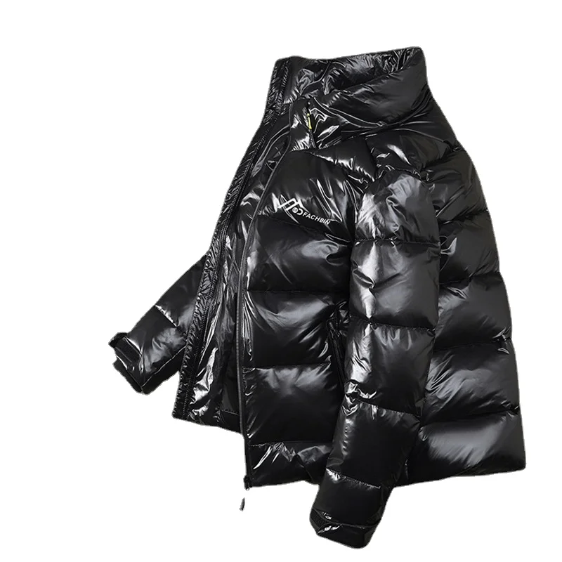 Winter Fashion White Duck Down Jacket 2021 New Men's Down Jacket Hooded Thin Cotton-padded Coat Men