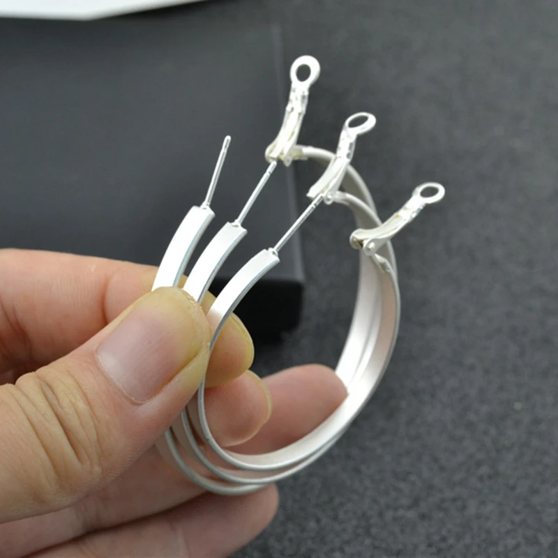 Широкие простые серьги со звездами для женщин массивные индивидуальные круглые