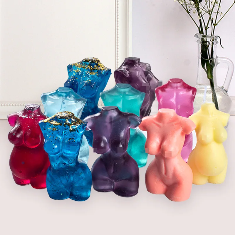 

3D Body Shape Silicone Mold Wax Mould Male and Female Design Art Fragrance Candle Making Soap Chocolate Cake Decorating Tools