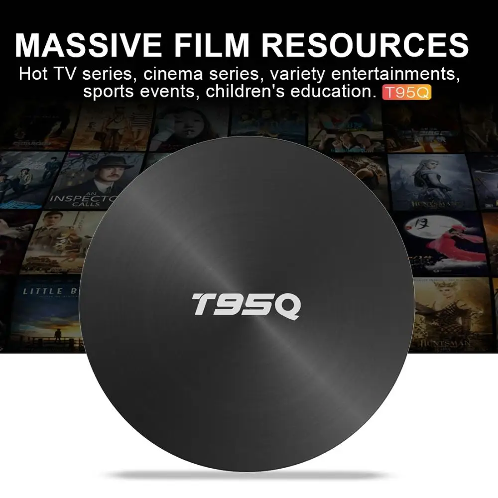 T95Q S905X2 Android tv Box Ethernet 100 м 4 ГБ ОЗУ 64 32 к H.265 2 г/5 г WiFi 3D телеприставка - купить по