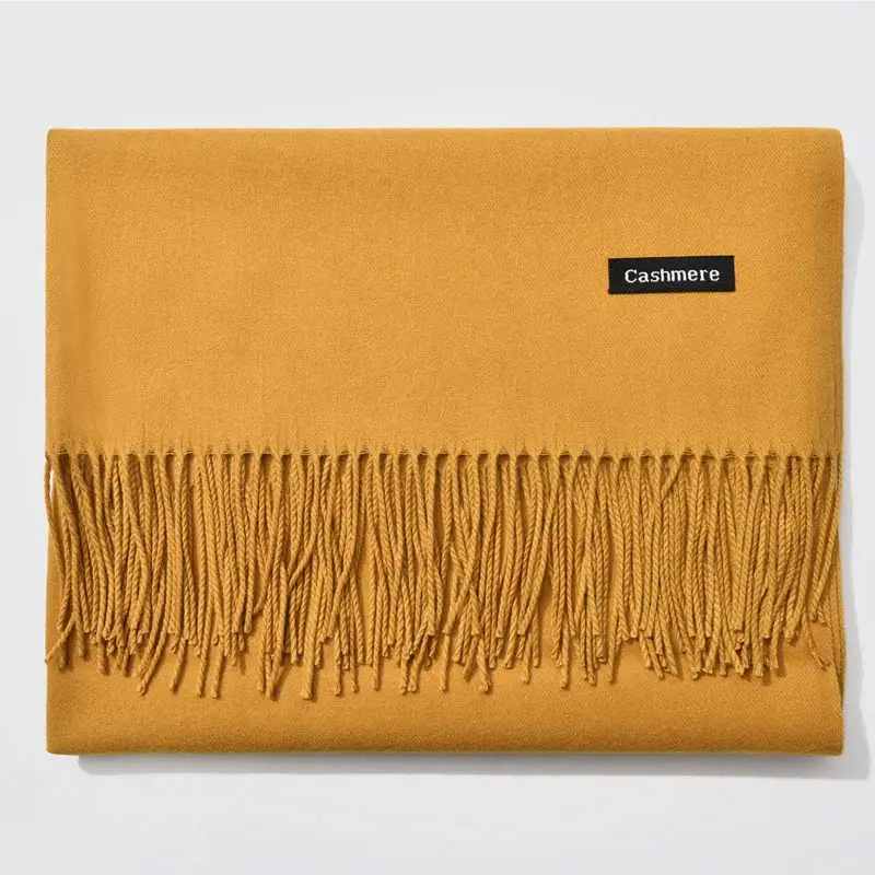 

Fashion 1pc Elegant Acne Pure Color Pashmina Virgin Wool Cashmere Scarf Shawl Unisex Wraps