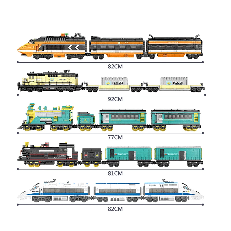 Новая городская железнодорожная станция лего с функцией питания совместимая