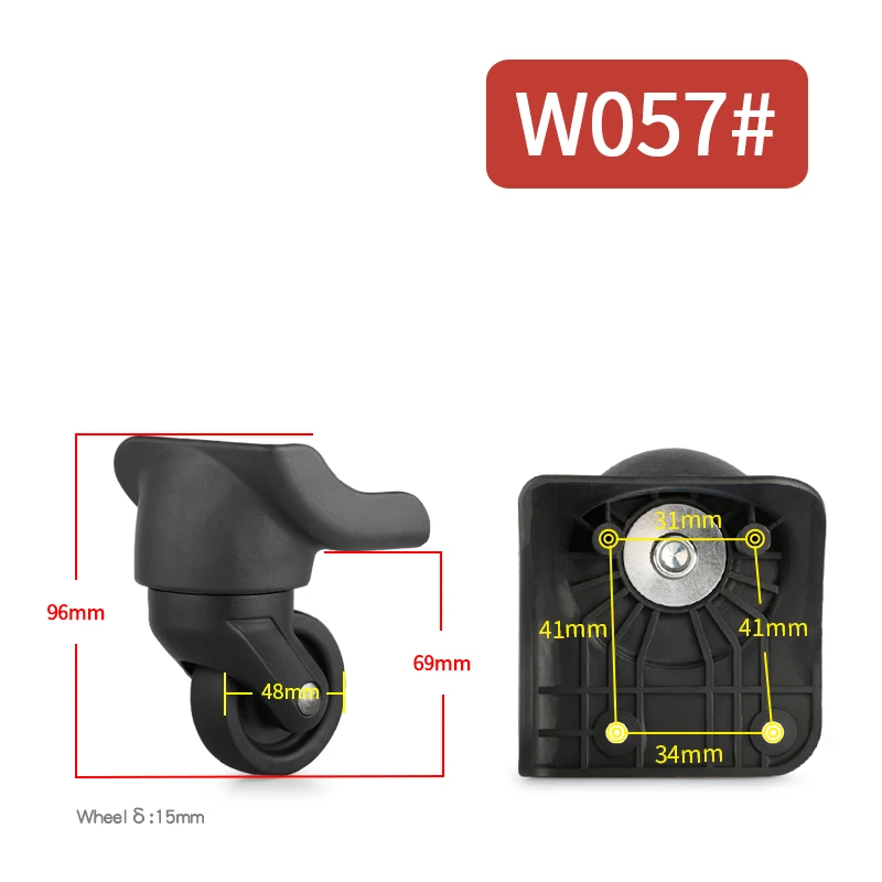 Luggage Wheel Accessories Universal Wheel Casters Travel Wheel  Replacement  Repair  Suitcase Wear Resistant Hot Sell Wheeling