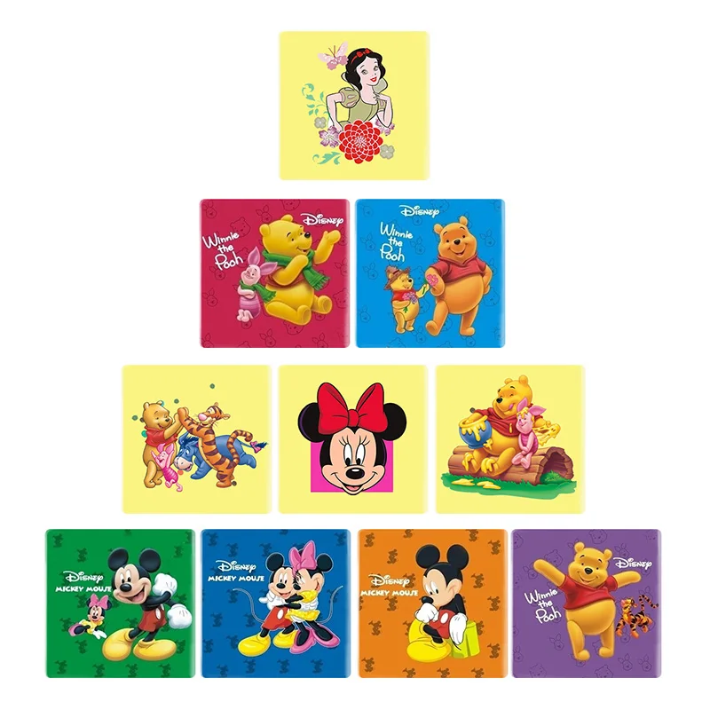 

Disney Animation Winnie the Pooh Snow White Cartoon 12mm / 25mm Square DIY Glass Dome Jewelry Ornament