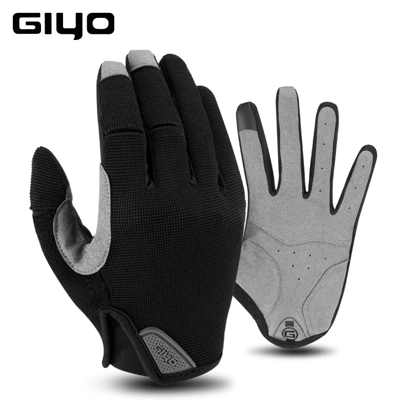 

GIYO Bike Gloves Winter Sport Cycling Gloves Fishing Gym MTB Full Finger Cycling Gloves for Bicycle Male Women Guantes Ciclismo