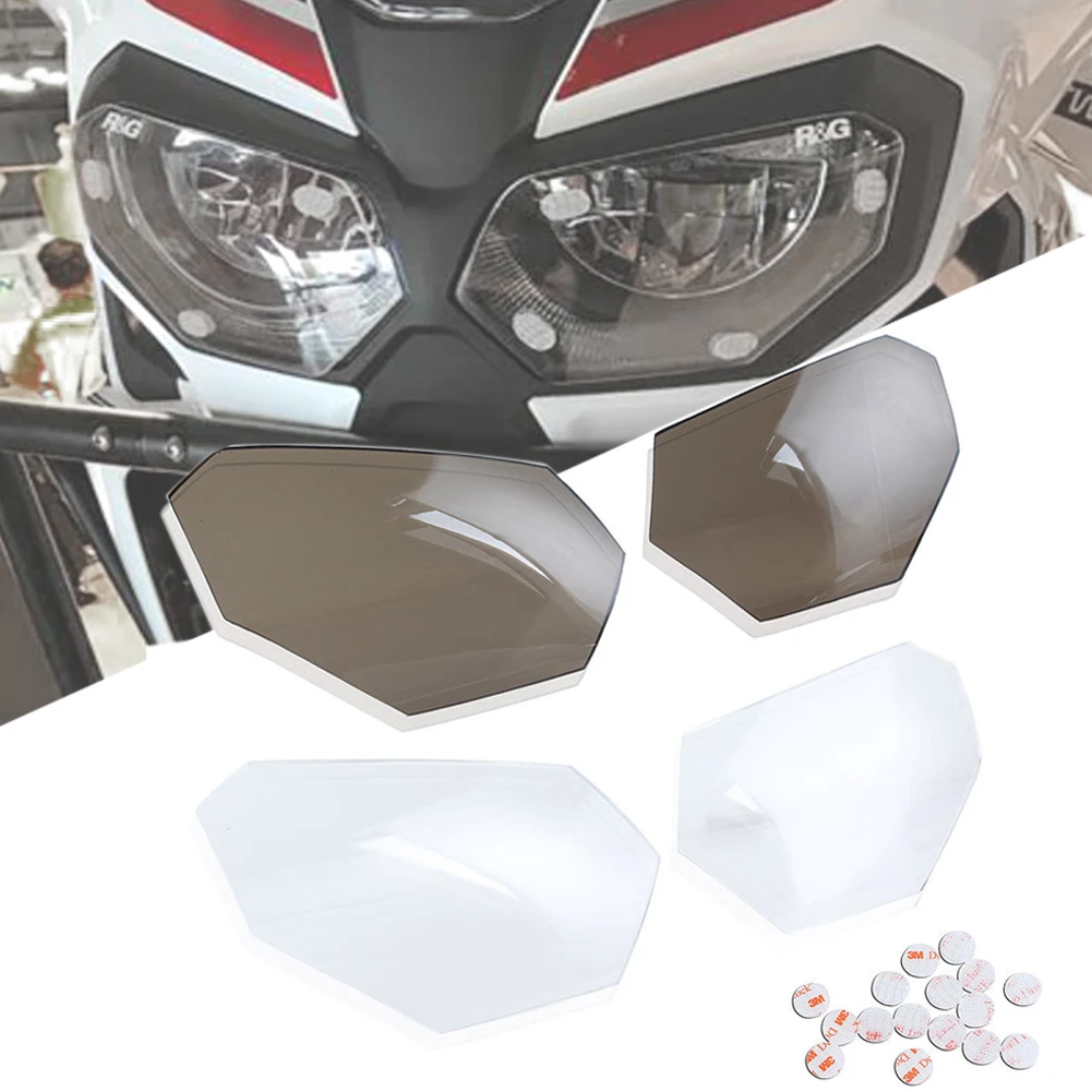 

CRF 1000L Front Headlight Lens Screen Cover Guard Protector For Honda CRF1000L CRF1000 L Africa Twin 2016 2017 2018 2019 Clear