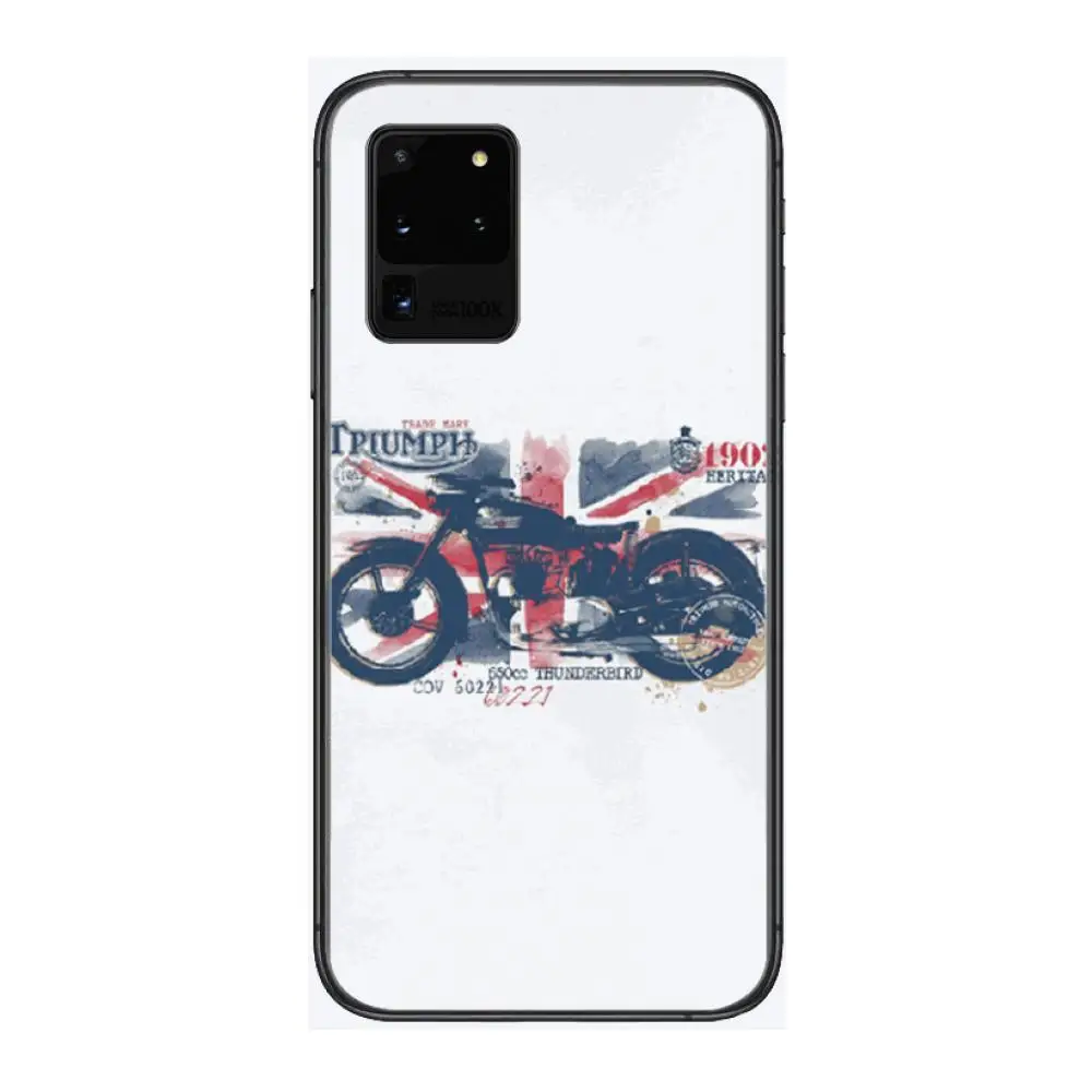 

Triumph Motorcycle Moto Phone cover hull For SamSung Galaxy S 6 7 8 9 10 20 21 Plus Edge E note 5G Lite Ultra black soft bumpe
