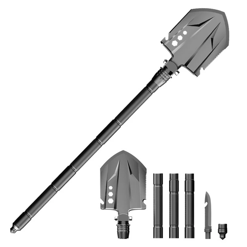 

3CR13 Outdoor Shovel Survival Multifunctional Shovel Folding Tools Garden Camping Equipment First Aid Tool for Camping