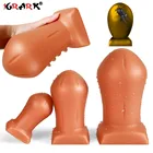 Супер огромный Анальная штекер большой Анальная пробка Анус расширение вагинальный стимулятор Дракон Яйцо вибратор мастурбатор интимные игрушки для женщин мужчин пары