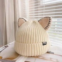 baby hat autumn and winter children%e2%80%99s warm ear protection and windproof baby plush hat 1 2 years old woolen hat