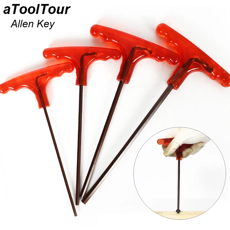 

Шестигранный шестигранный ключ S2 из стали, Т-образная отвертка, универсальный гаечный ключ, ручной инструмент для ремонта велосипеда, автом...