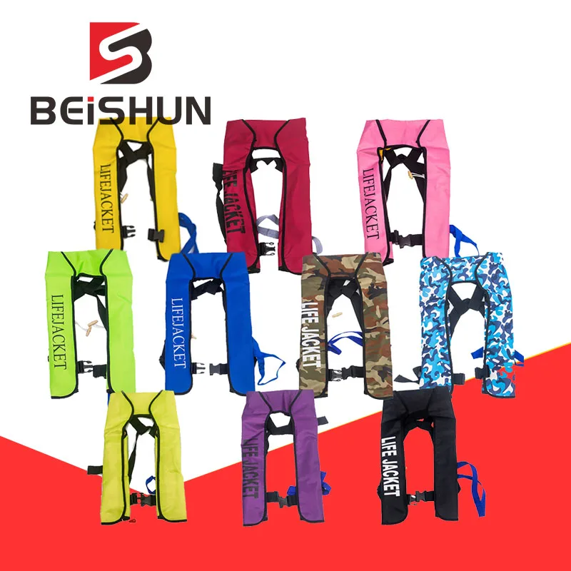 Спасательный жилет для плавания спасательный рыбалки 5 сек надувной ручной 15 кг