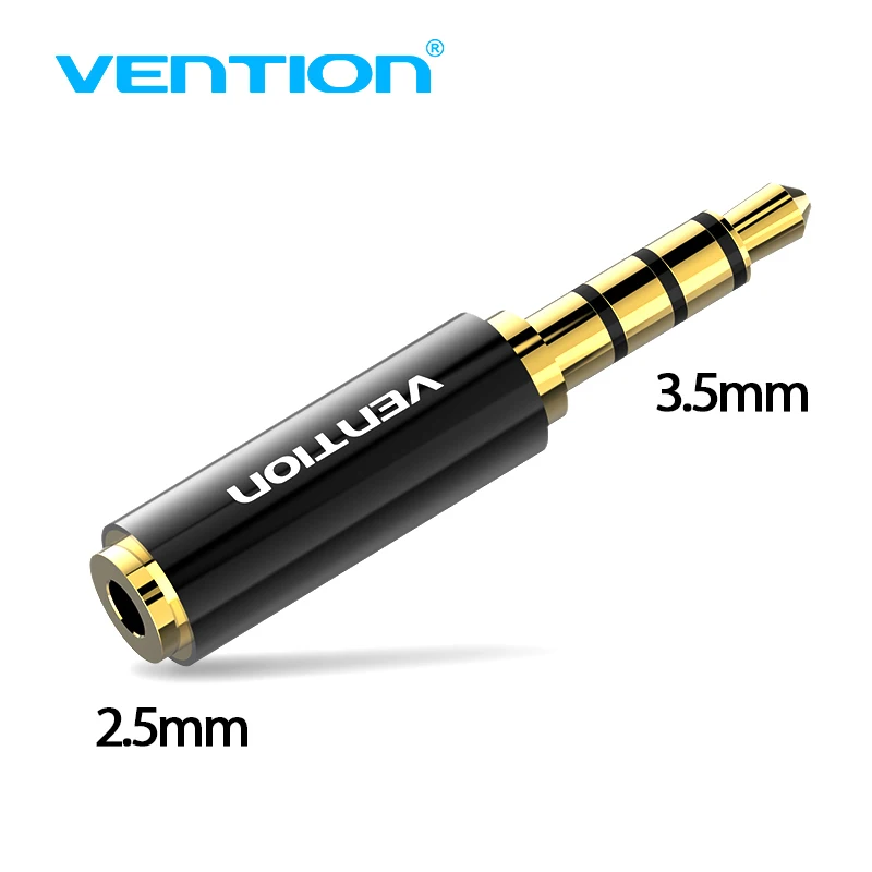 Vention Jack 3.5 mm to 2.5 mm Audio Adapter 2.5mm Male to 3.5mm Female Plug Connector for Aux Speaker Cable Headphone Jack 3.5