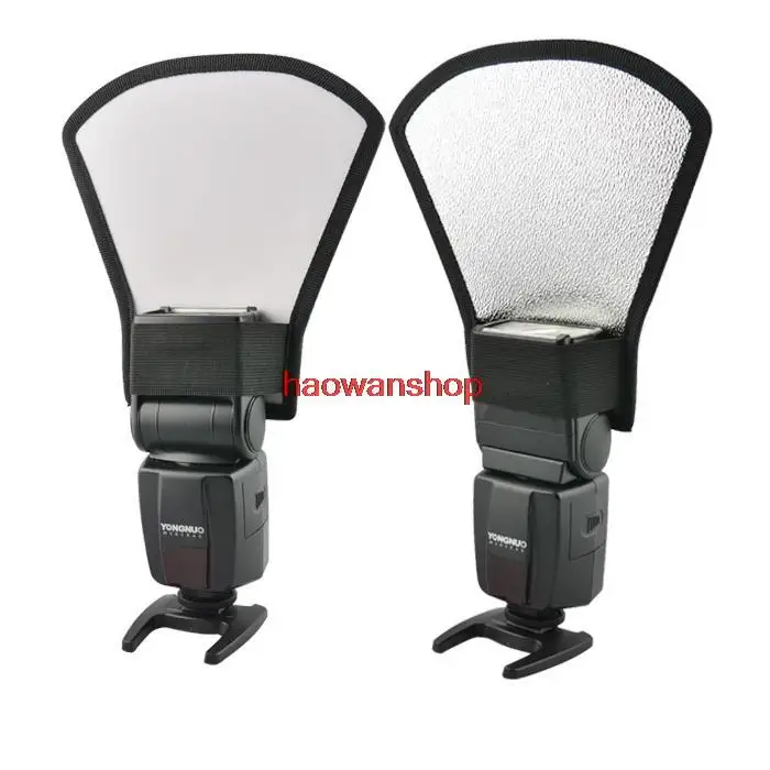 

silver/white Light Reflector diffuser softbox for YONGNUO YN-460/560 II/565/568EX flash