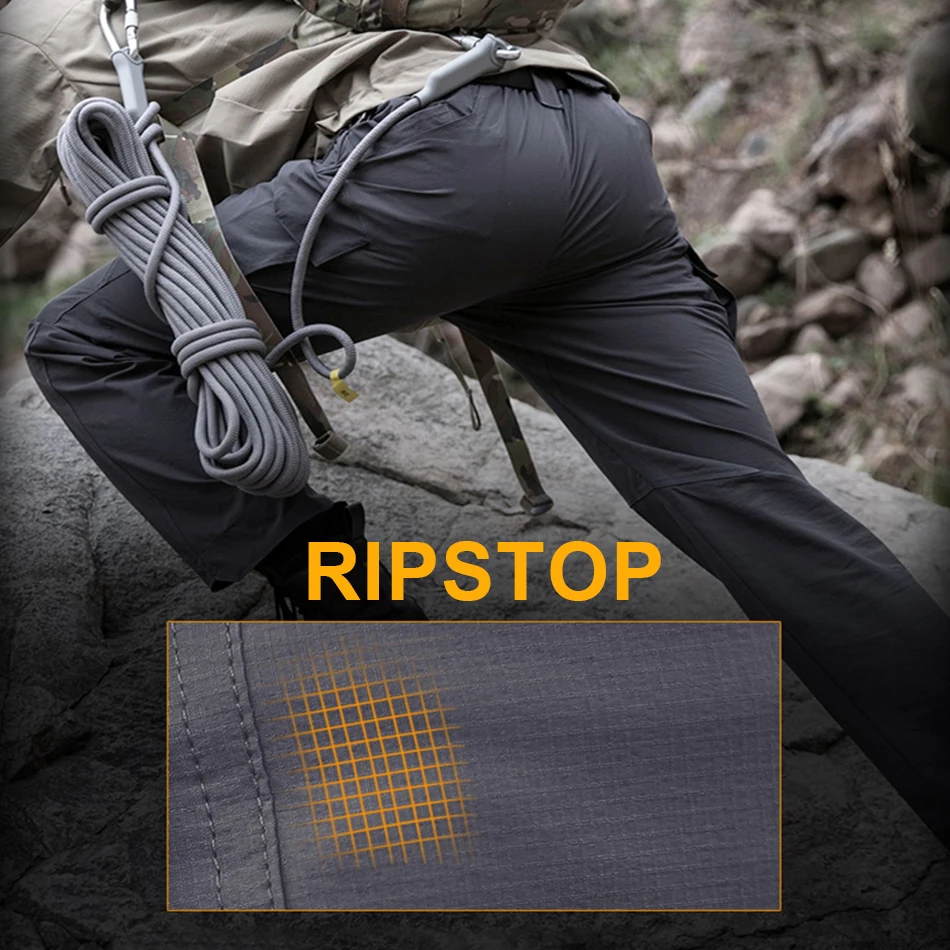 PAVEHAWK летние тонкие карго из нервущейся крепкой ткани штаны для мужчин спортивные