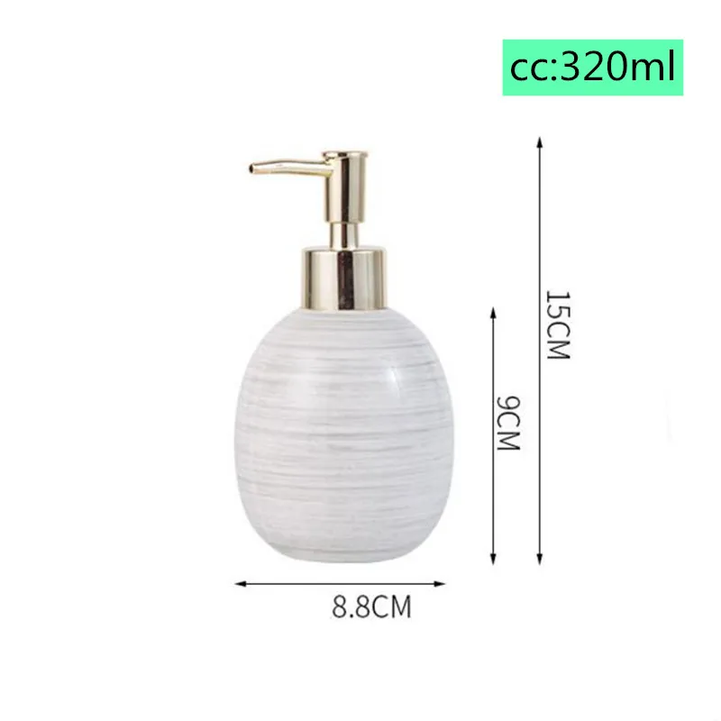Нордическая керамическая бутылка для лосьона мыла распределитель геля душа