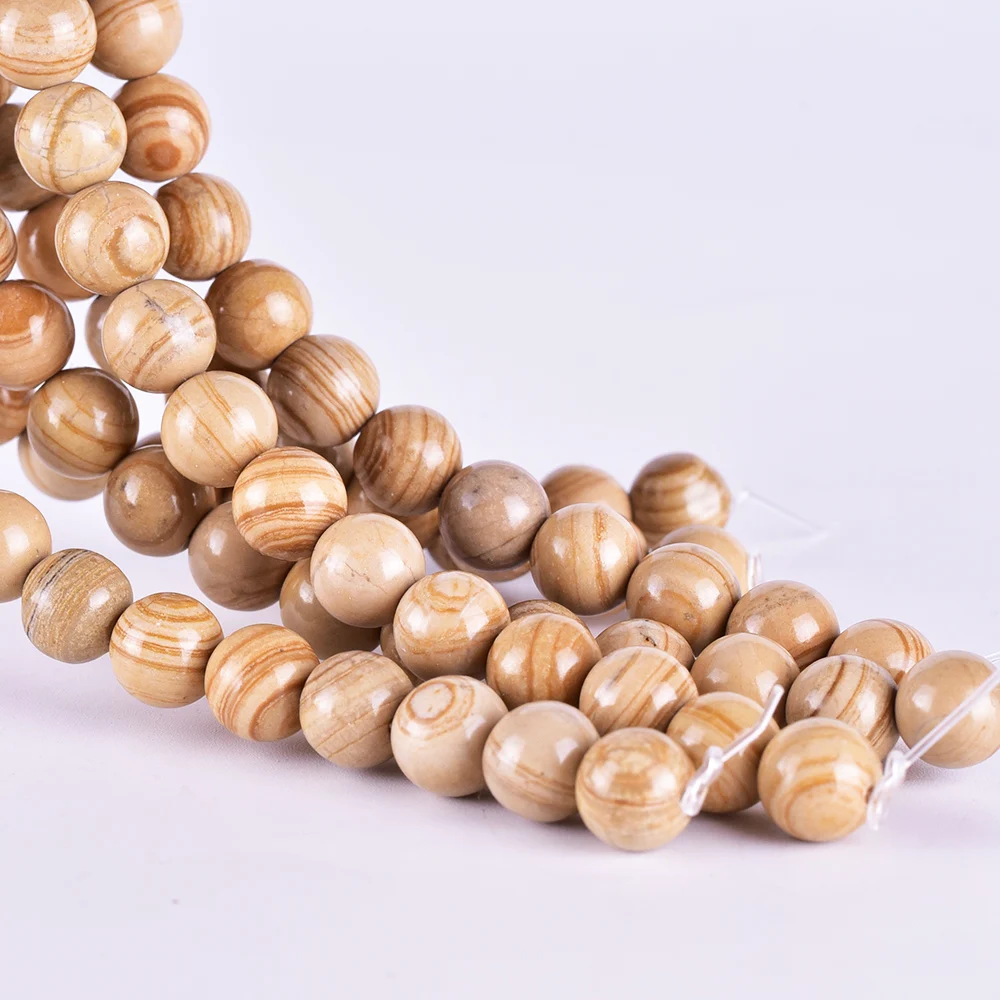 Бусины из натурального камня 15 дюймов | Украшения и аксессуары