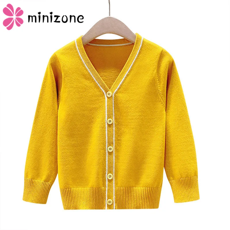 Детская одежда свитер для мальчиков кардиган маленьких девочек сезон осень-зима