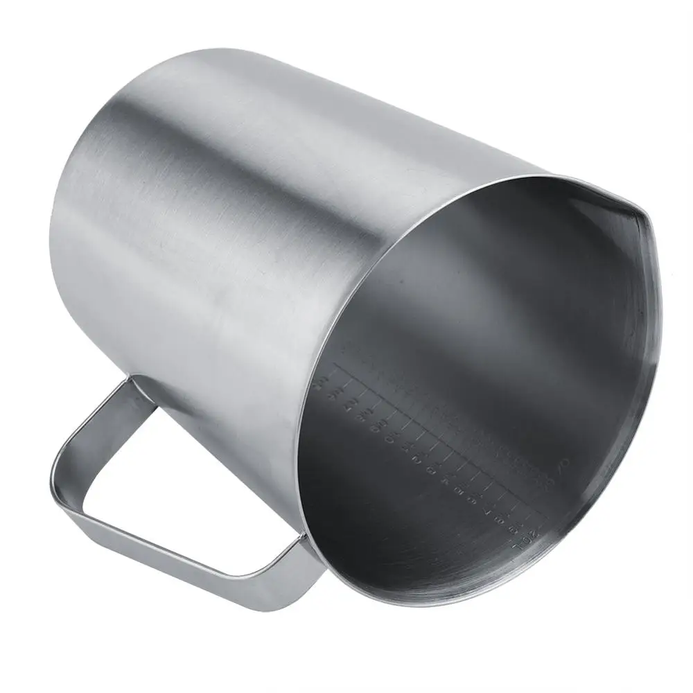 2000 мл большая мерная чашка из нержавеющей стали 304 маркировочная кружка кувшин