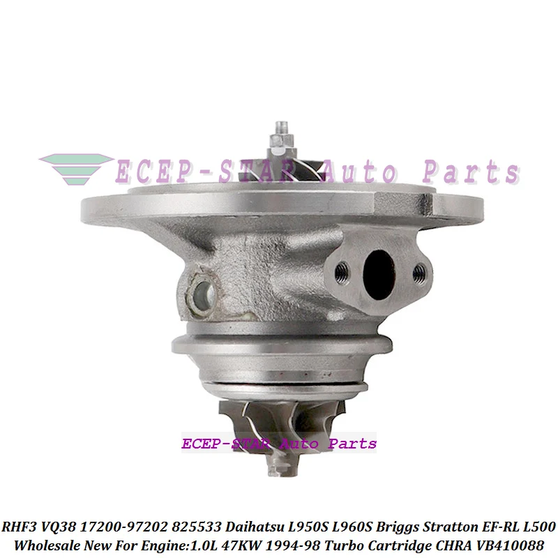 Бесплатная доставка Турбо-картридж CHRA RHF3 VQ38 17200-97202 825533 VB410088 для Daihatsu L950S L960S Briggs