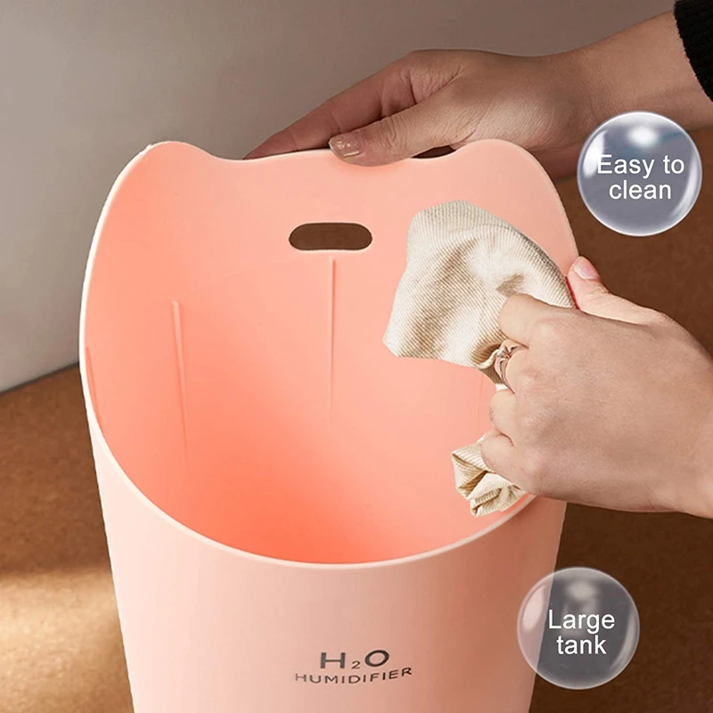 

EAS-5000ML Cool Mist Humidifiers,Three Spray Humidifier, with Colorful Night Light Silent Humidifier Home for Bedroom Office