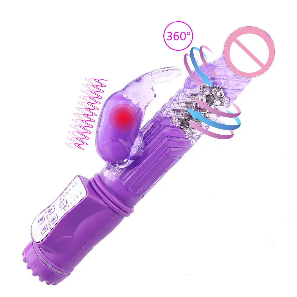 Вращающийся на 360 градусов виброфаллоимитатор вибратор интимные игрушки для
