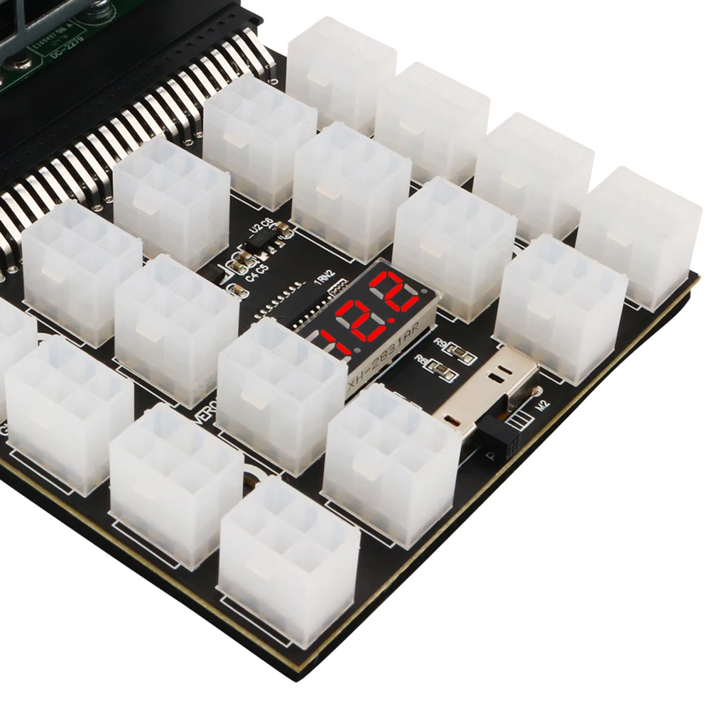 2021 12V блок питания ATX 17x 6Pin Питание поставить коммутационная плата адаптера
