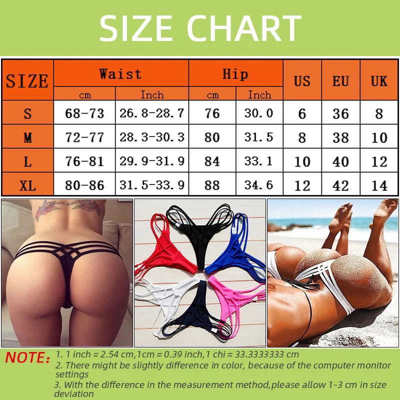 

2021 Sexy Black Brief Bikinis Mujer Tanga Bottom Swimwear Women Swimming Beach Bathing Swimsuit Trunks Bikini Set Thong Biquini
