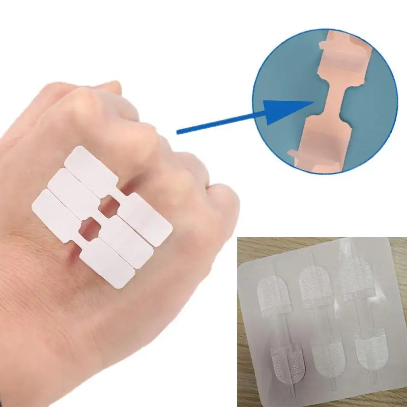 Самоклеющиеся безболезненные повязки одноразовые первой помощи рана белая