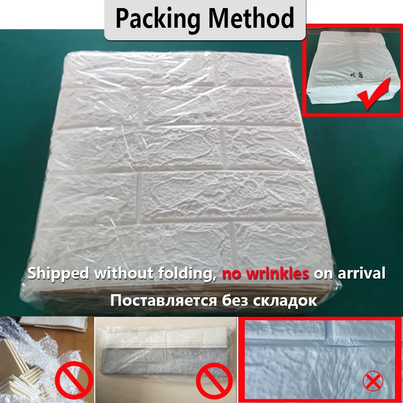 15/30 Pieces 3d Wall Stickers Imitation Brick Bedroom Decoration Waterproof Self-adhesive Wallpaper Living Room Kitchen Decorati