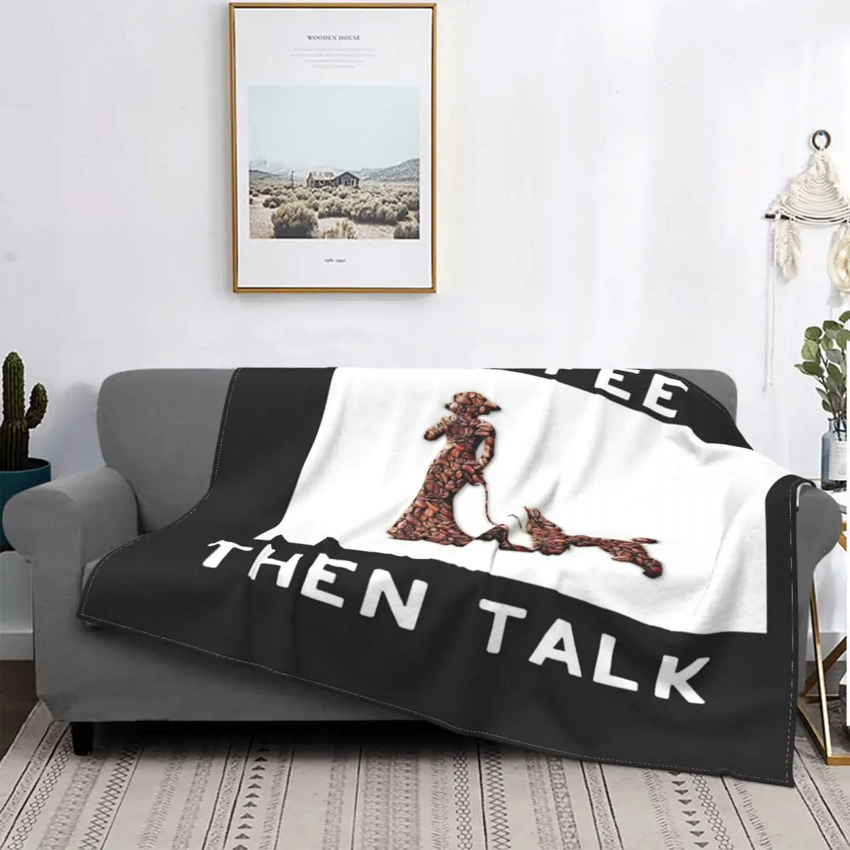 

Copy Of Coffee Then hable 3-Manta, colcha a cuadros para cama, sofá, manta Kawaii mullida a cuadros, fundas para cama de inviern